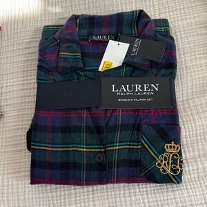Ralph Lauren Multicolor Plaid Pajama Set